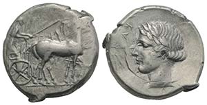 Sicily, Katane, c. 435-412 BC. AR ... 