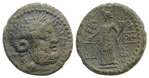 Sicily, Katane, c. 200-187 BC. Æ (21mm, ... 