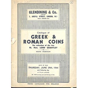 GLENDINING & CO – London 29-6-1944. Greek ... 
