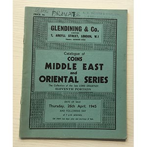Glendining & Co. Catalogue of Coins Middle ... 