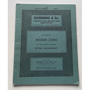 Glendening & Co. Catalogue of  Russian Coins ... 