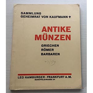 Hamburger L.  Sammlung Geheimrat Von ... 
