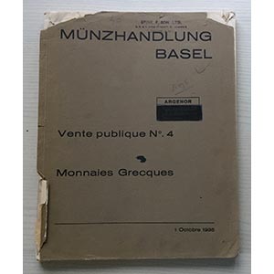 Munzhandlung Basel Vente Publique No. 4. ... 