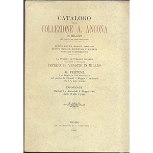 PERTUSI G. – Milano 5-5- 1892. Catalogo ... 