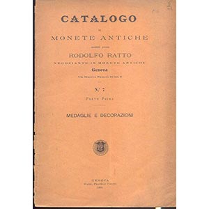 RATTO RODOLFO – Genova 1900 N° 7 parte I. ... 