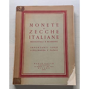 Ratto M. Monete di Zecche Italiane, ... 