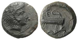 Sicily, Selinos, c. 415/2-409 BC. Æ Hexas ... 