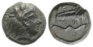 Sicily, Selinos, c. 415/2-409 BC. Æ Hexas ... 