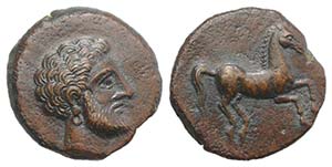 Sicily, Soloi, c. 300-241 BC. Æ (12mm, ... 