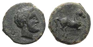 Sicily, Soloi, c. 300-241 BC. Æ (13mm, ... 