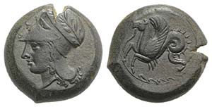 Sicily, Syracuse, c. 375-344 BC. Æ ... 