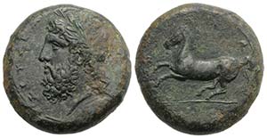 Sicily, Syracuse, c. 339/8-334 BC. Æ ... 