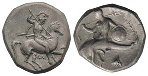 Southern Apulia, Tarentum, c. 302-290 BC. AR ... 