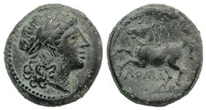 Anonymous, Rome, c. 235 BC. Æ (15mm, 3.39g, ... 