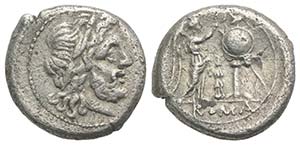 Club series, Southeast Italy, 208 BC. AR ... 