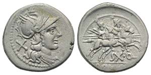 Sex. Quinctilius, Rome, 189-180 BC. AR ... 