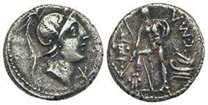 C. Malleolus C.f., Rome, 118 BC. AR Denarius ... 