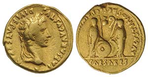 Augustus (27 BC-AD 14). AV Aureus (20mm, ... 