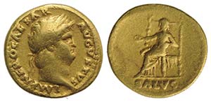 Nero (54-68). AV Aureus (19mm, 7.17g, 6h). ... 