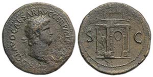 Nero (54-68). Æ Sestertius (36mm, 25.92g, ... 