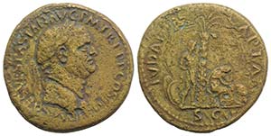 Vespasian (69-79). Æ Sestertius (32.5mm, ... 