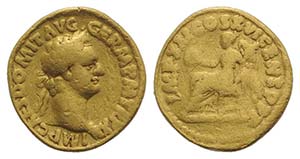 Domitian (81-96). AV Quinarius (15mm, 3.64g, ... 