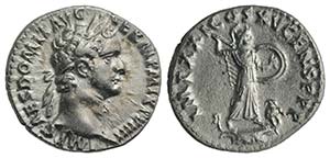 Domitian (81-96). AR Denarius (18mm, 3.16g, ... 