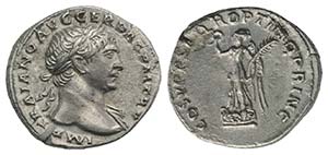 Trajan (98-117). AR Denarius (19mm, 3.48g, ... 