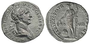 Trajan (98-117). AR Denarius (18mm, 3.03g, ... 