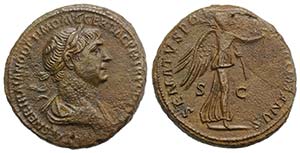 Trajan (98-117). Æ As (27mm, 12.16g, 6h). ... 