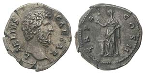 Aelius (Caesar, 136-138). AR Denarius (18mm, ... 