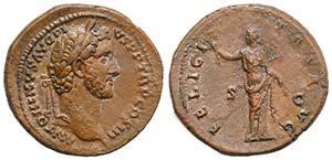 Antoninus Pius (138-161). Æ As (29mm, ... 
