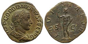 Gordian III (238-244). Æ Sestertius (28mm, ... 