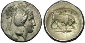 Lucania, Thurium, Distater, c. 350-300 BC; ... 