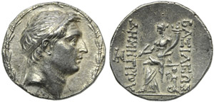 Seleucid kings of Syria, Demetrios I Soter ... 