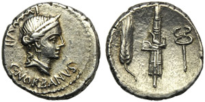 C. Norbanus, Denario, Roma, 83 a.C.; AR (g ... 