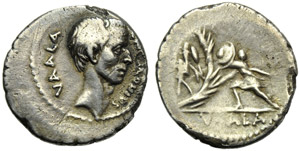 C. Numonius Vaala, Denario, Roma, 41 a.C.; ... 