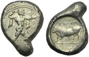 Lucania, Poseidonia, Statere, c. 445-420 ... 