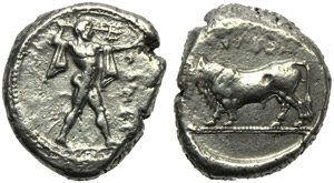 Lucania, Poseidonia, Statere, c. 445-420 ... 