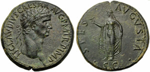 Claudius (41-54), Sestertius, Rome, c. AD ... 