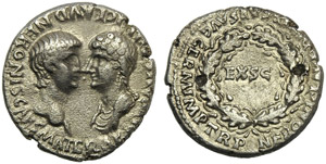Nerone (54-68), Denario, Roma, Ottobre - ... 