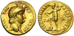 Nero (54-68), Aureus, Rome, AD 63-64; AV (g ... 