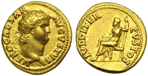 Nero (54-68), Aureus, Rome, c. AD 64-65; AV ... 