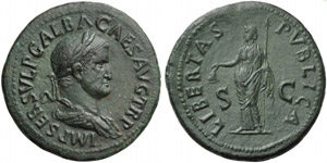 Galba (68-69), Sestertius, Rome, late summer ... 