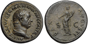 Vitellius (69), Sestertius, Rome, late April ... 