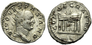 Divus Vespasian (Trajan Decius, 249-251), ... 