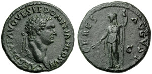 Domitian, as caesar (Titus, 79-81), ... 