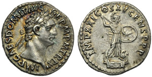 Domitian (81-96), Denarius, Rome, AD 90-91; ... 