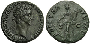 Nerva (96-98), As, Rome, AD 97; AE (g 11,77; ... 