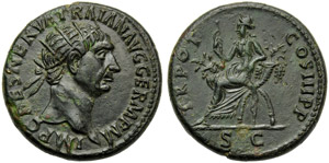 Traiano (98-117), Dupondio, Roma, 101-102 ... 